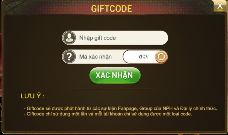 Một vài lưu ý khi nhận Giftcode 52Labai com