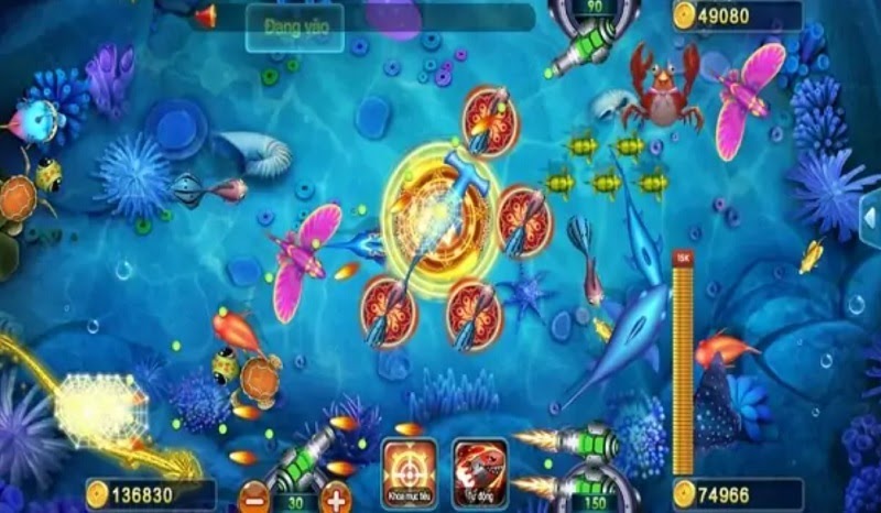Phòng chơi tại game bắn cá Vua Win