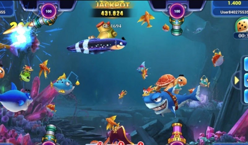 Phòng chơi trong game bắn cá Phat88 Vin