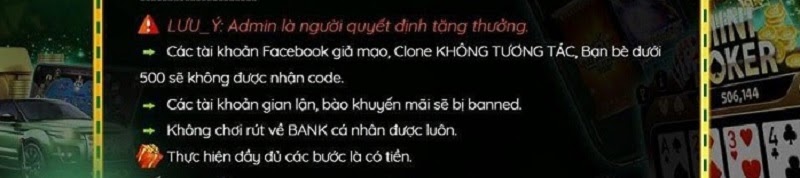 Chú ý khi nhận Giftcode Nhat vip