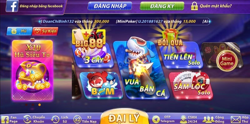Chơi game bắn cá Game Big88 Club siêu hay