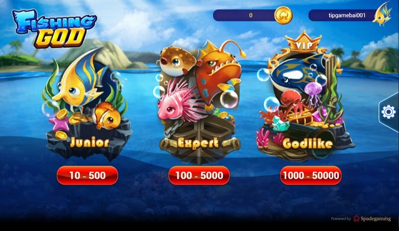 Phòng chơi tại game bắn cá Gowin