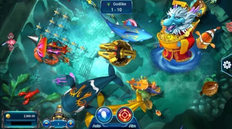 Giao diện cuốn hút của game bắn cá Gowin