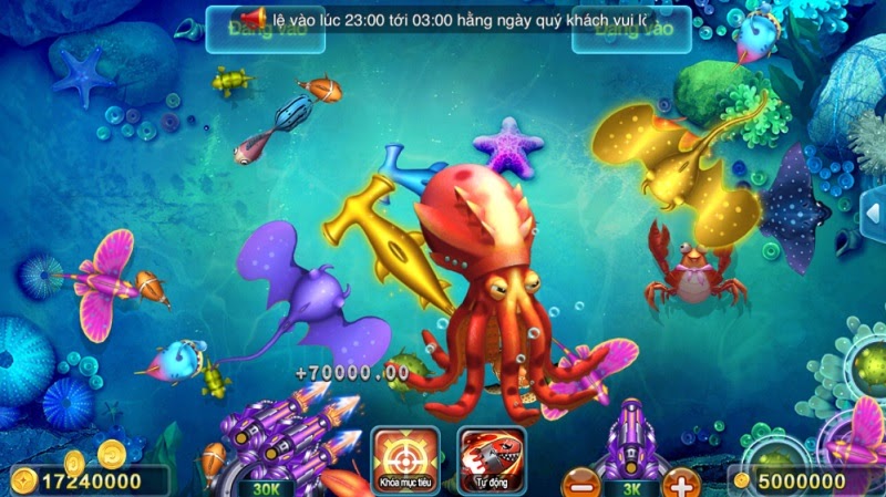 Khoi dong de cung choi va san giftcode Fa88 2 Phòng chơi tại game bắn cá Bomtan Win