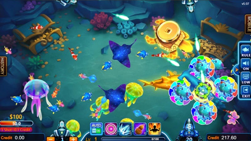 Phòng chơi tại game bắn cá Hayzo Club