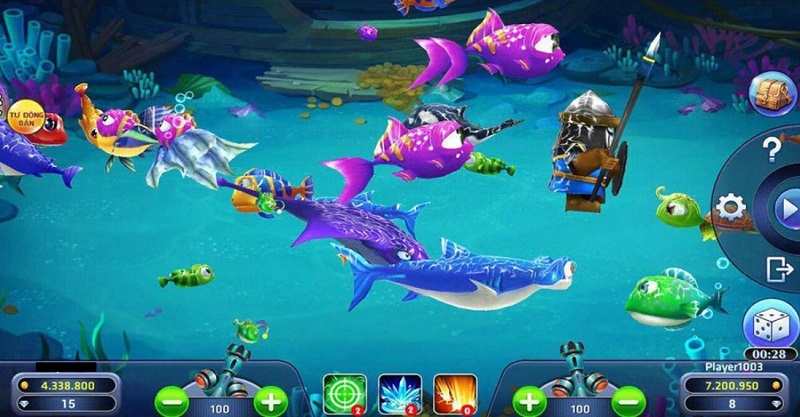 Giao diện lạ mắt của game bắn cá KimVip Top