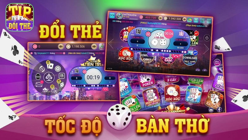 Đổi thưởng siêu tốc tại game bắn cá Tip Club