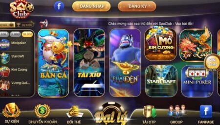 Chơi game bắn cá Sao Club đỉnh cao, chất lượng