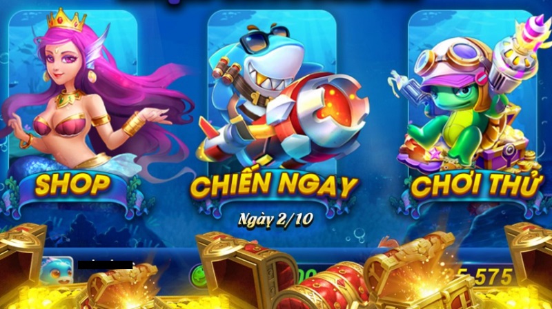 Phòng chơi tại game bắn cá Tin Club