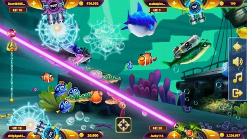 Phòng chơi tại game bắn cá Zone69