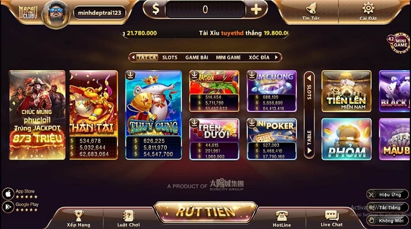 So sanh V99 Win voi Macau Club 2 Macau Club sở hữu đa dạng game bài
