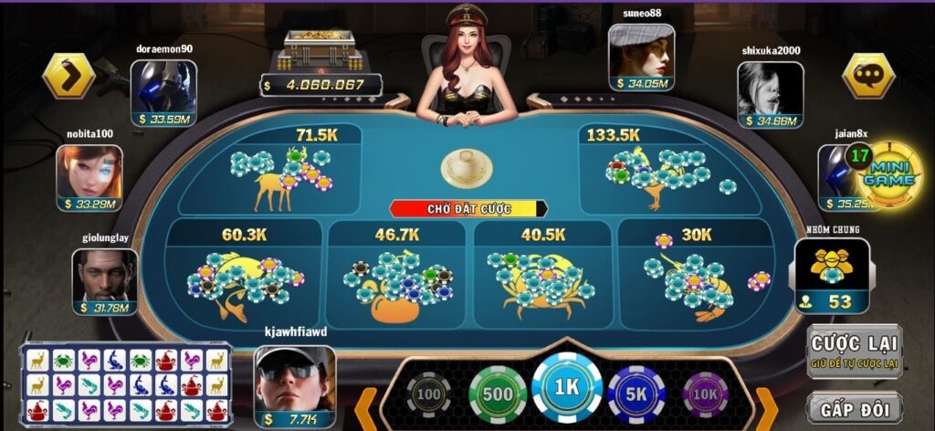 Thủ thuật chơi game danh bai bầu cua