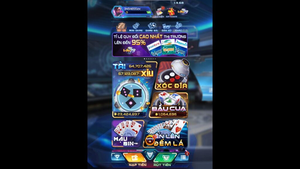 game danh bai bau cua win79 Hệ thống game khủng tại Win79