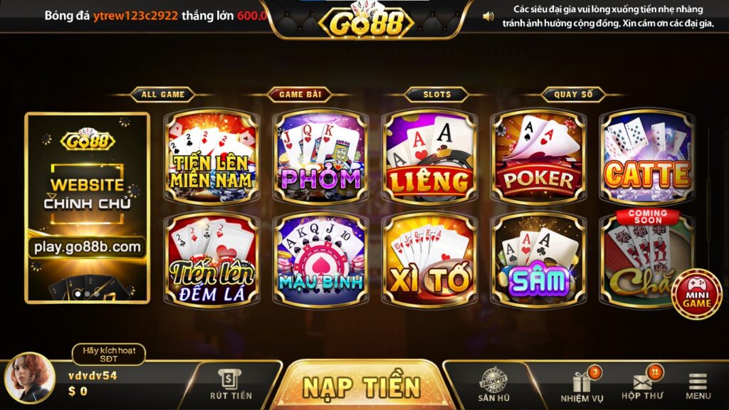 danh bai doi thuong mậu binh Go88