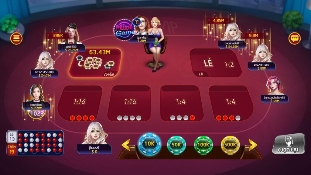 Game danh bai xóc đĩa