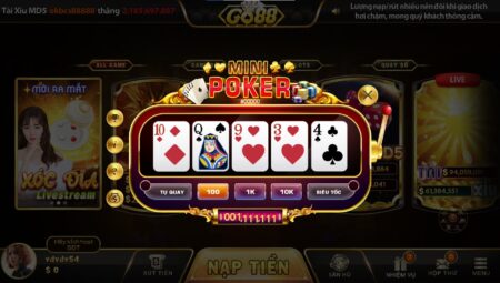game bai Mini Poker Go88