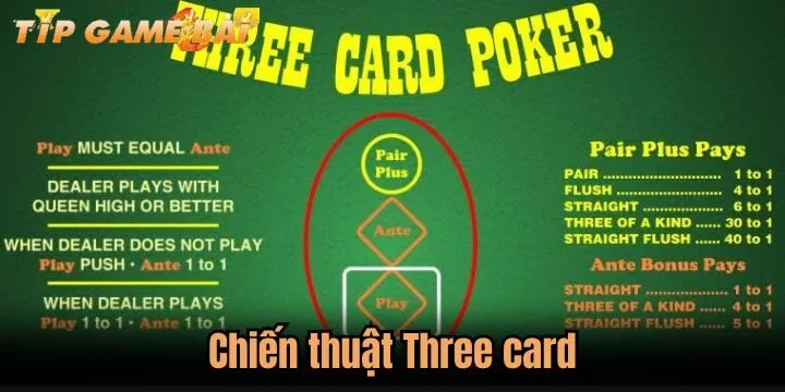 chien thuat three card Kinh nghiệm cược hiệu quả với Three card